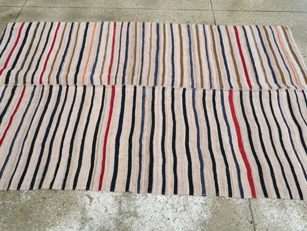 Vintage Persian Kilim Flatweave, No.28516 - Gss