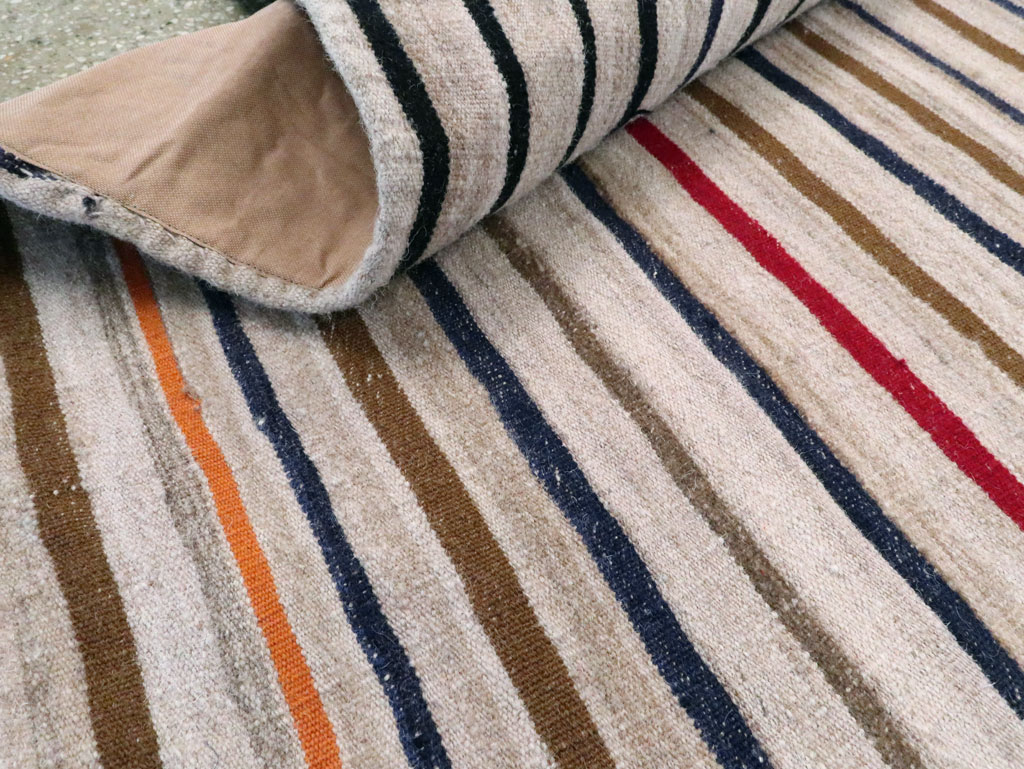 Vintage Persian Kilim Flatweave, No.28516 - Gss