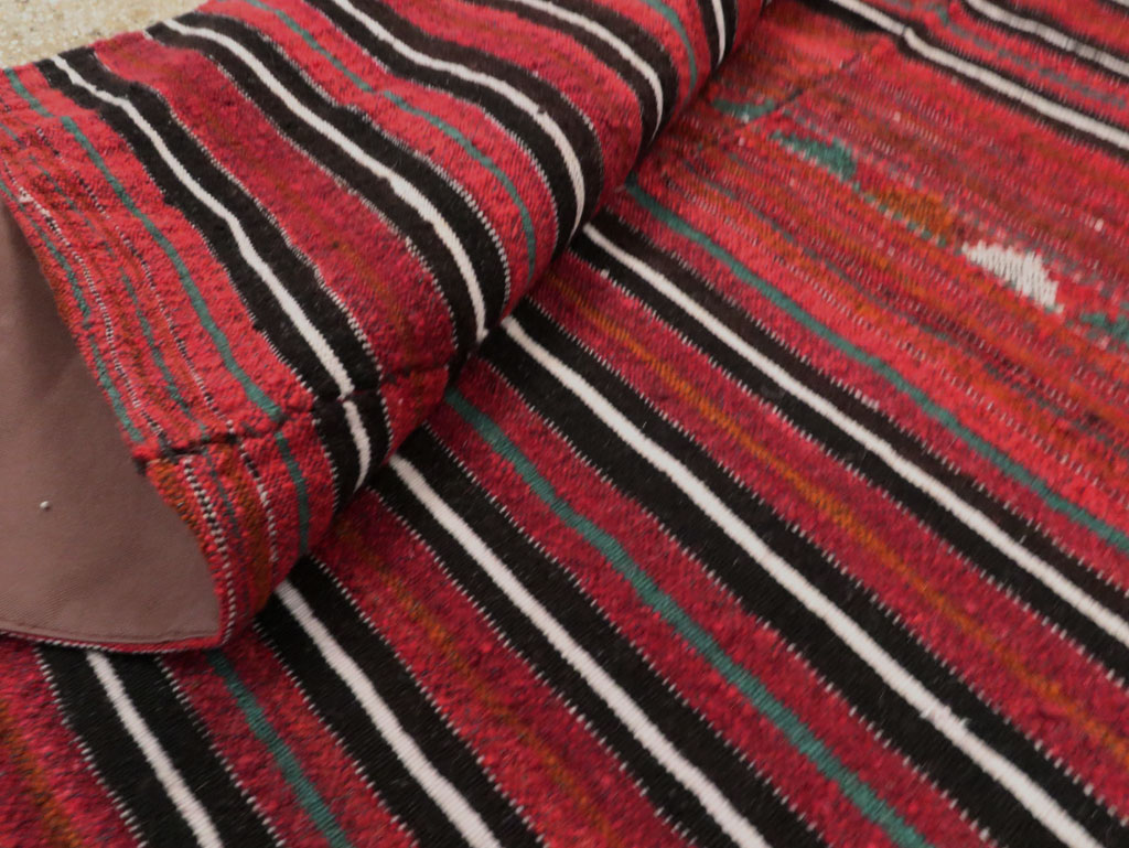 Mid-Century Persian Kilim, No.28517 - Gss