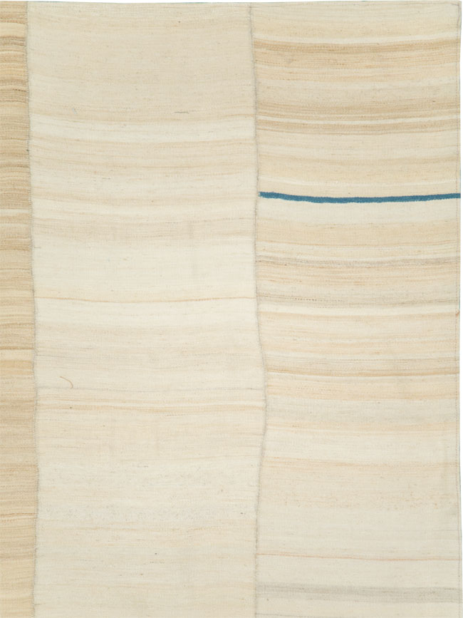 Contemporary Persian Flatweave Kilim Rug, No.28523 - Gss