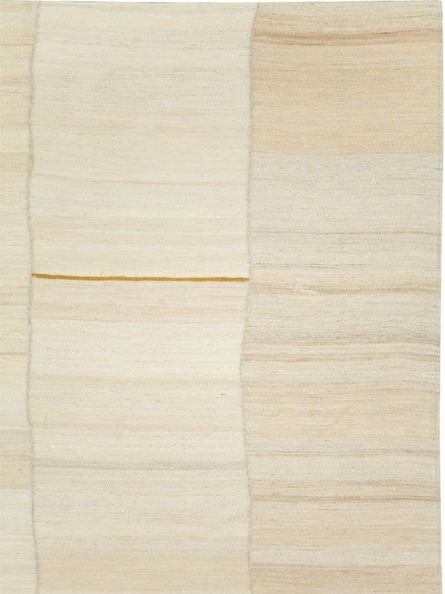 Contemporary Persian Flatweave Kilim Rug, No.28523 - Gss