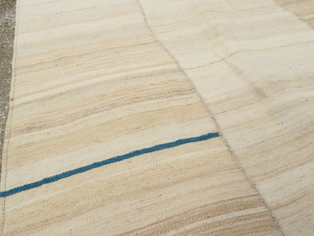 Contemporary Persian Flatweave Kilim Rug, No.28523 - Gss