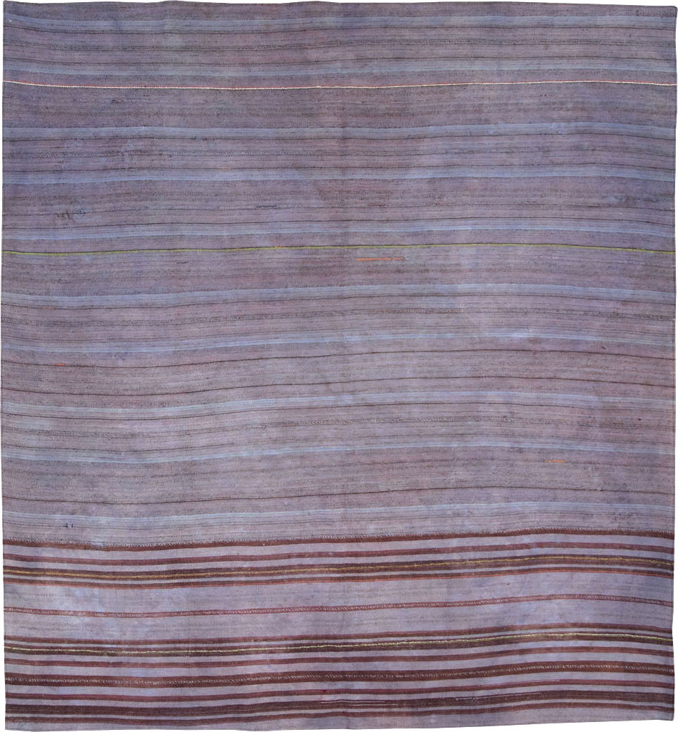 Vintage Persian Flatweave Kilim , No.28524 - Gss