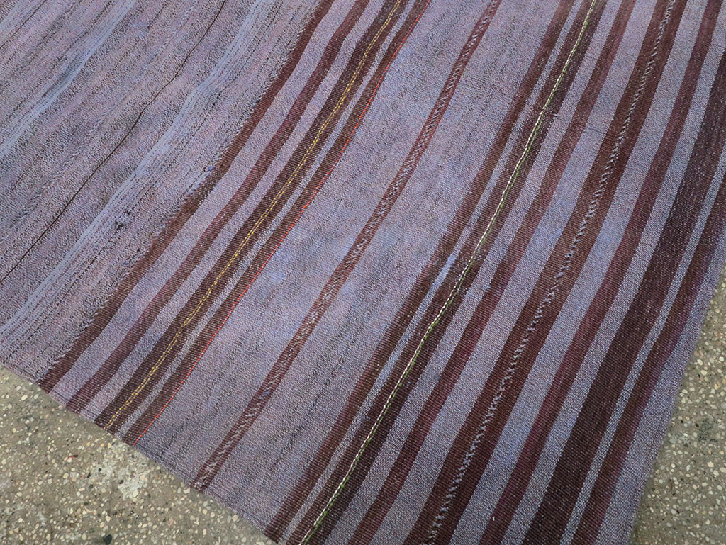 Vintage Persian Flatweave Kilim , No.28524 - Gss