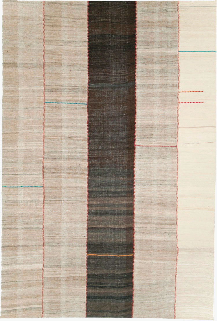 Vintage Persian Flatweave Kilim, No.28526 - Gss