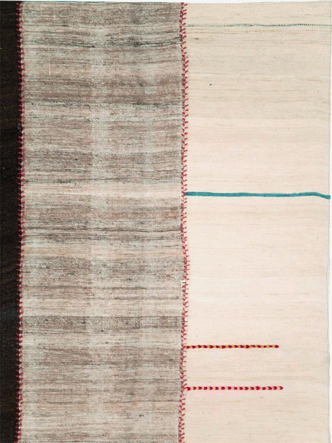 Vintage Persian Flatweave Kilim, No.28526 - Gss