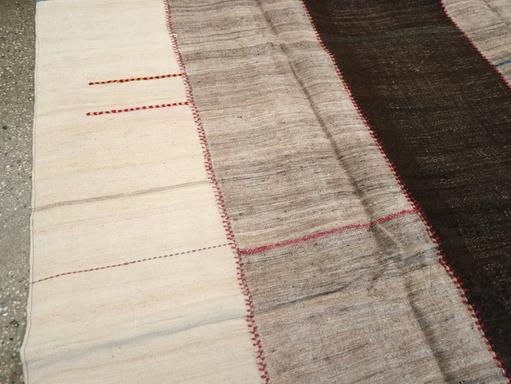 Vintage Persian Flatweave Kilim, No.28526 - Gss