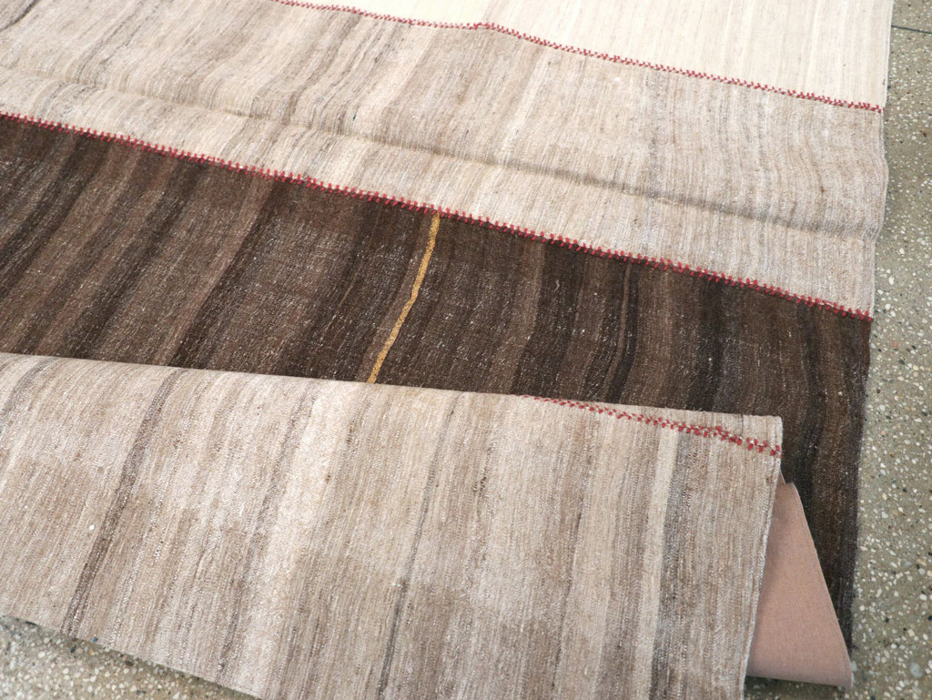 Vintage Persian Flatweave Kilim, No.28526 - Gss