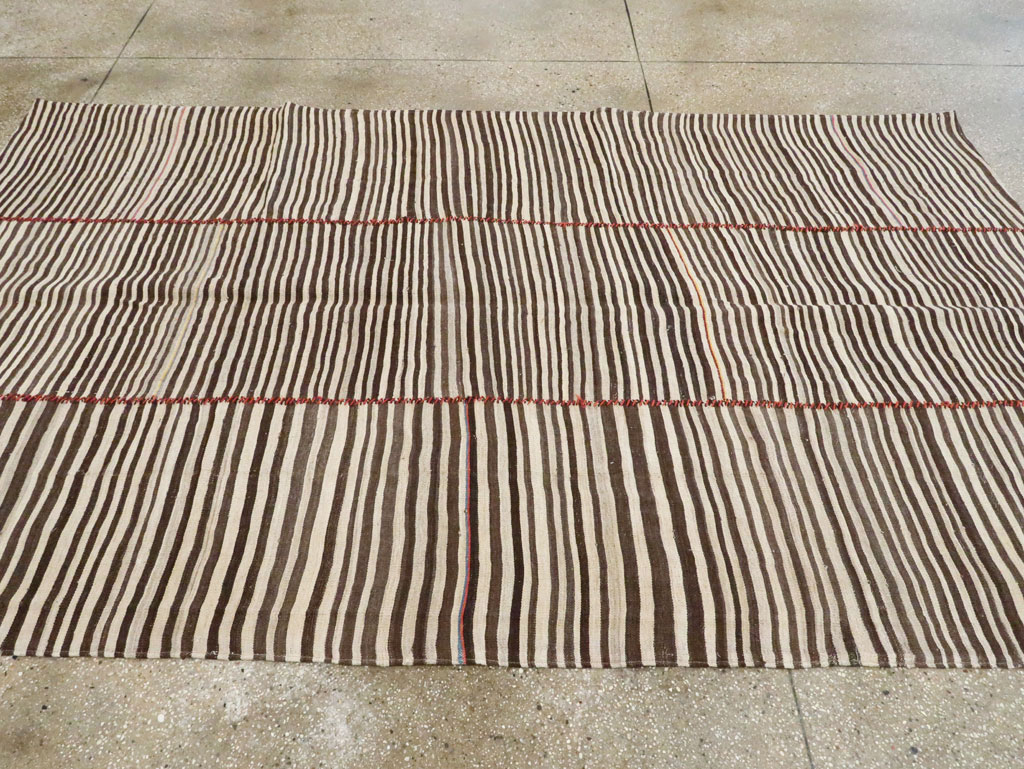 Vintage Persian Flatweave, No.28531 - Gss