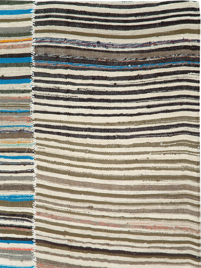 Vintage Persian Flatweave, No.28536 - Gss