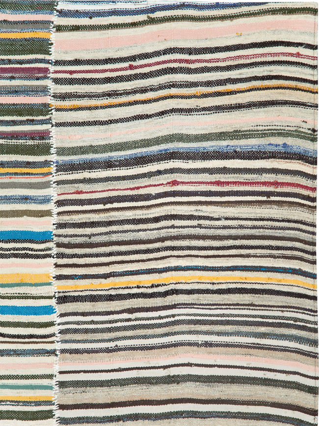 Vintage Persian Flatweave, No.28536 - Gss