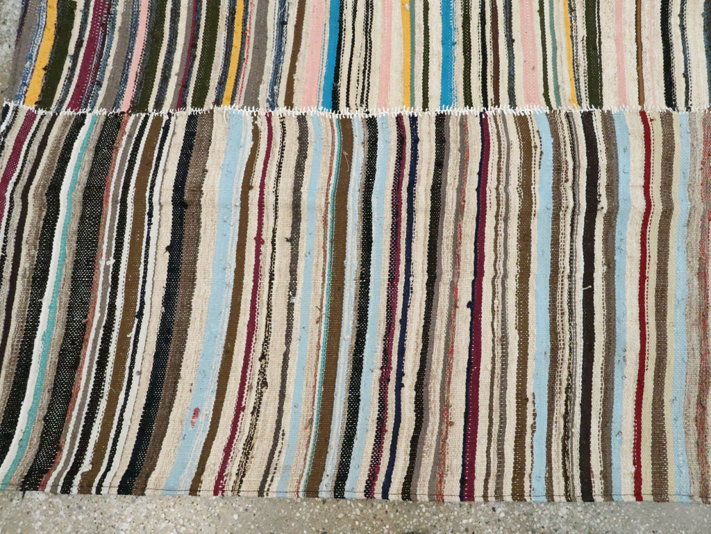 Vintage Persian Flatweave, No.28536 - Gss