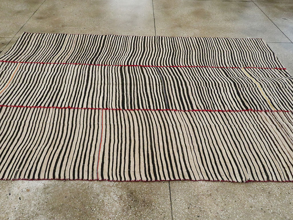 Vintage Persian Flatweave Kilim , No.28541 - Gss