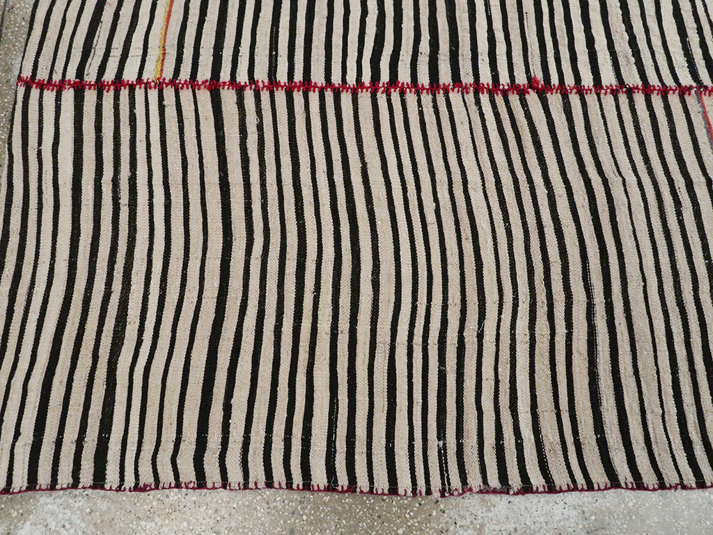 Vintage Persian Flatweave Kilim , No.28541 - Gss