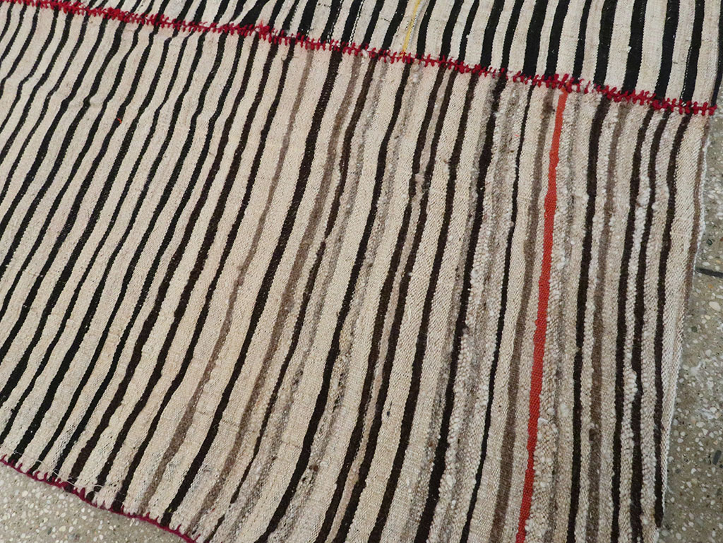Vintage Persian Flatweave Kilim , No.28541 - Gss