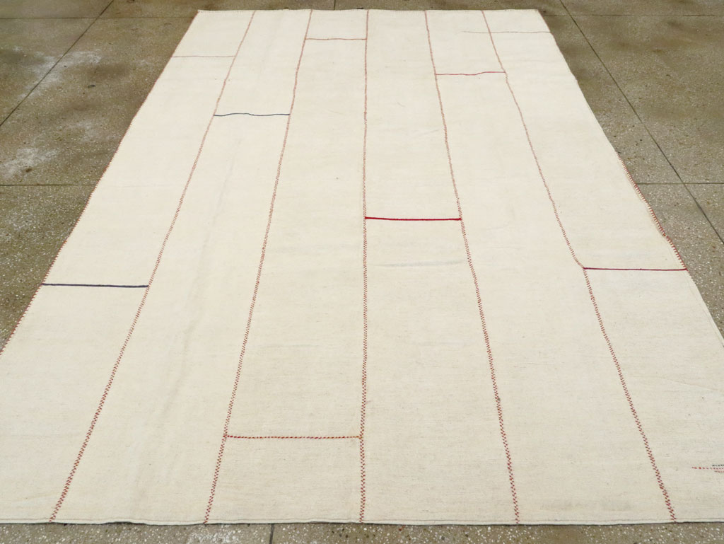Modern Persian Flatweave Kilim, No.28544 - Gss