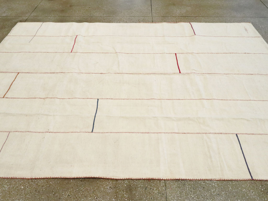 Modern Persian Flatweave Kilim, No.28544 - Gss