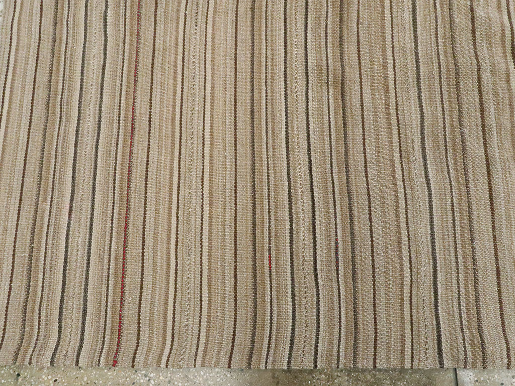 Vintage Persian Flatweave Kilim Room Size Rug, No.28545 - Gss