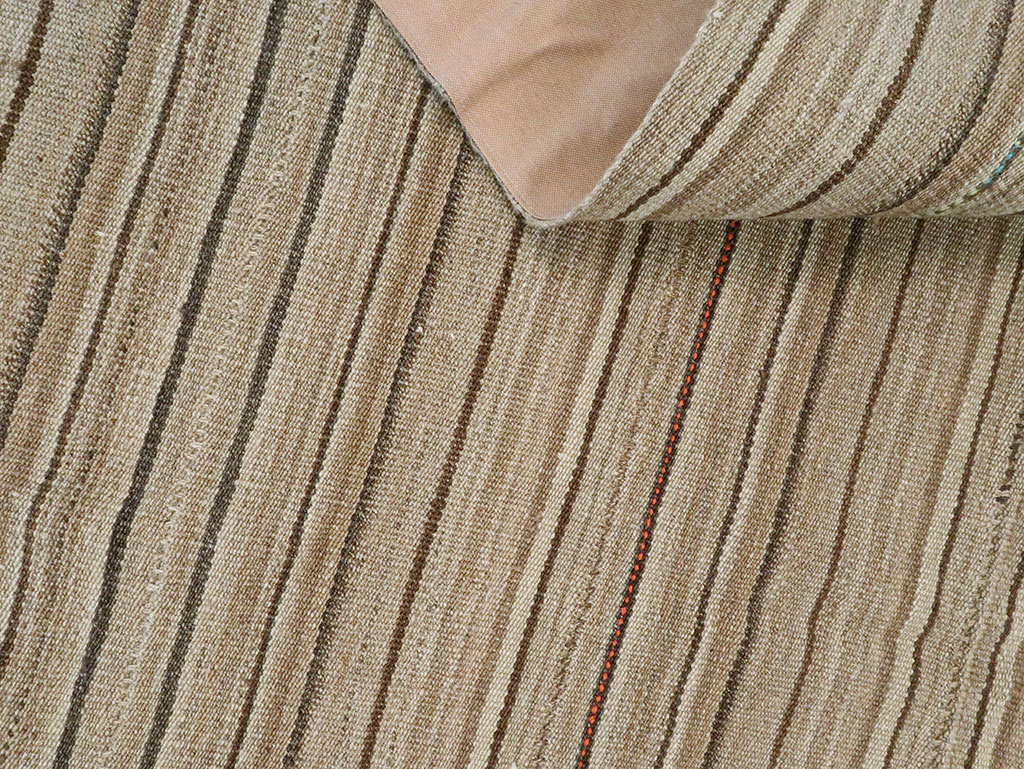 Vintage Persian Flatweave Kilim Room Size Rug, No.28545 - Gss