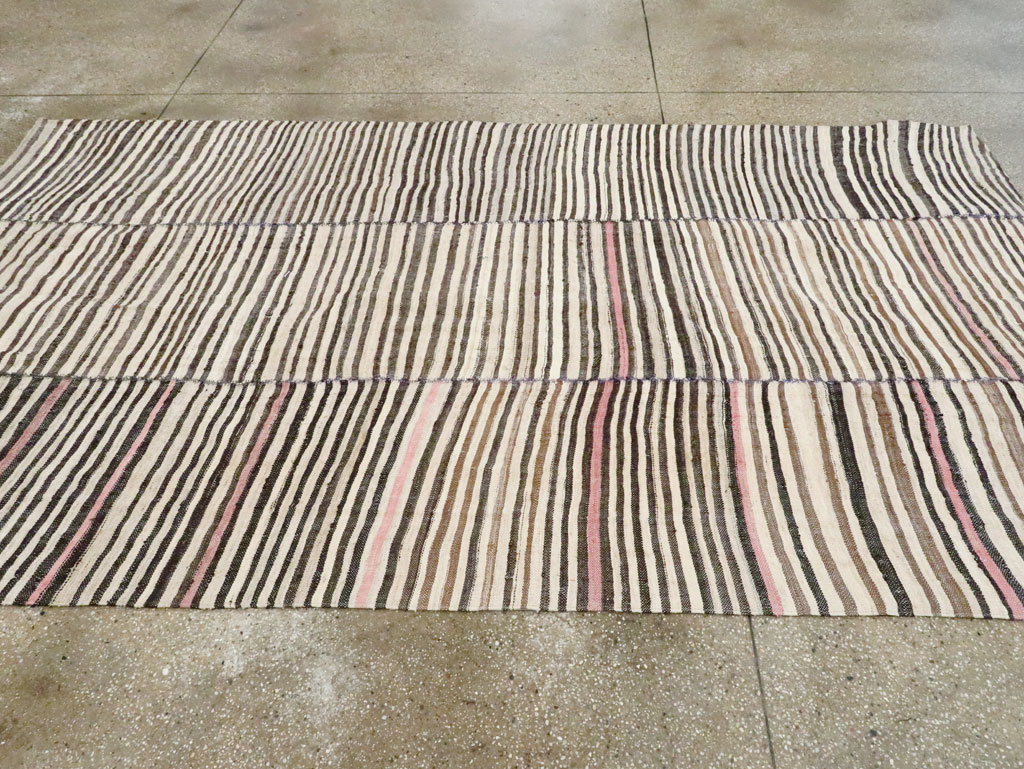 Vintage Persian Flatweave, No.28547 - Gss