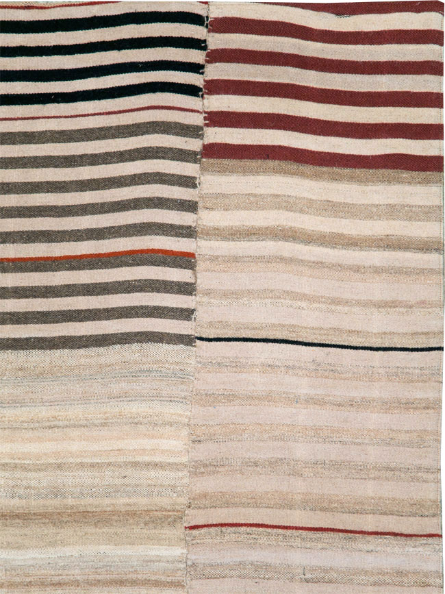 Vintage Persian Flatweave Kilim Gallery Rug, No.28550 - Gss