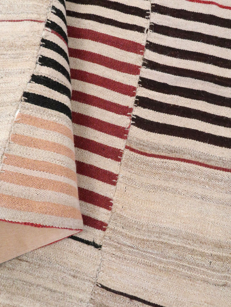 Vintage Persian Flatweave Kilim Gallery Rug, No.28550 - Gss