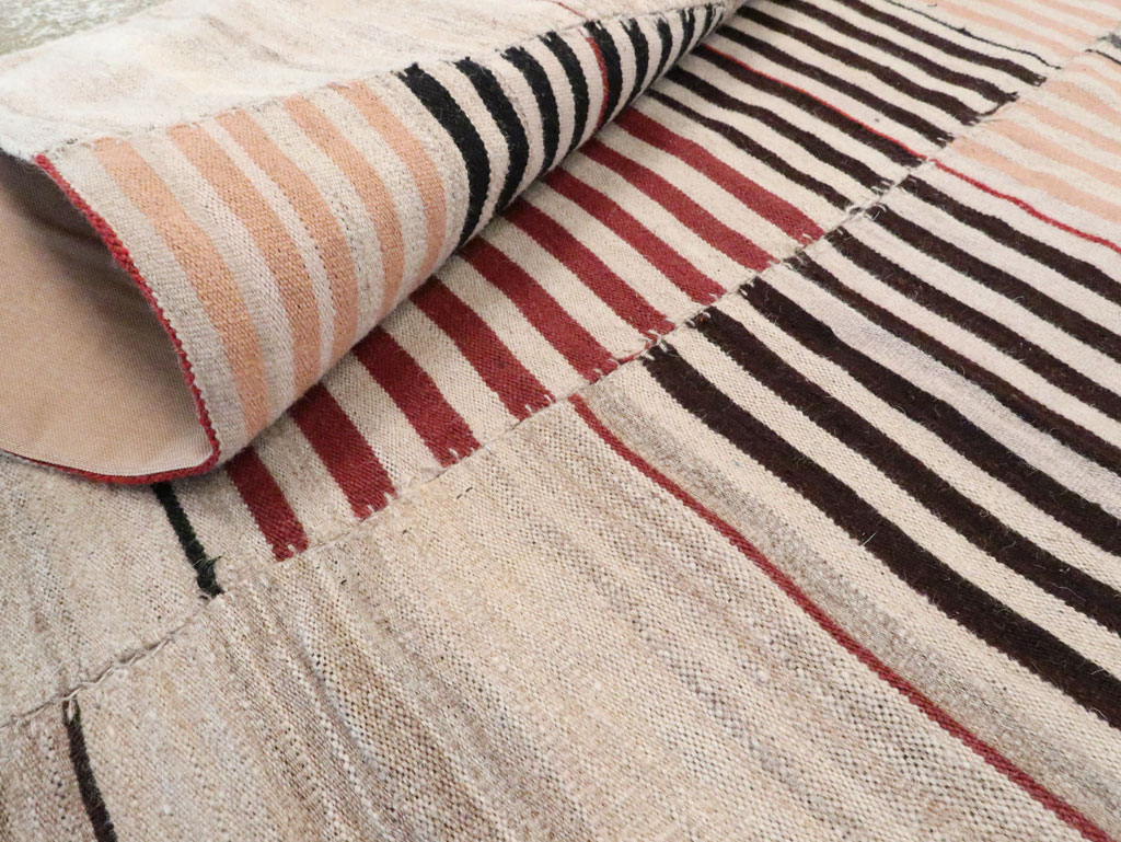 Vintage Persian Flatweave Kilim Gallery Rug, No.28550 - Gss