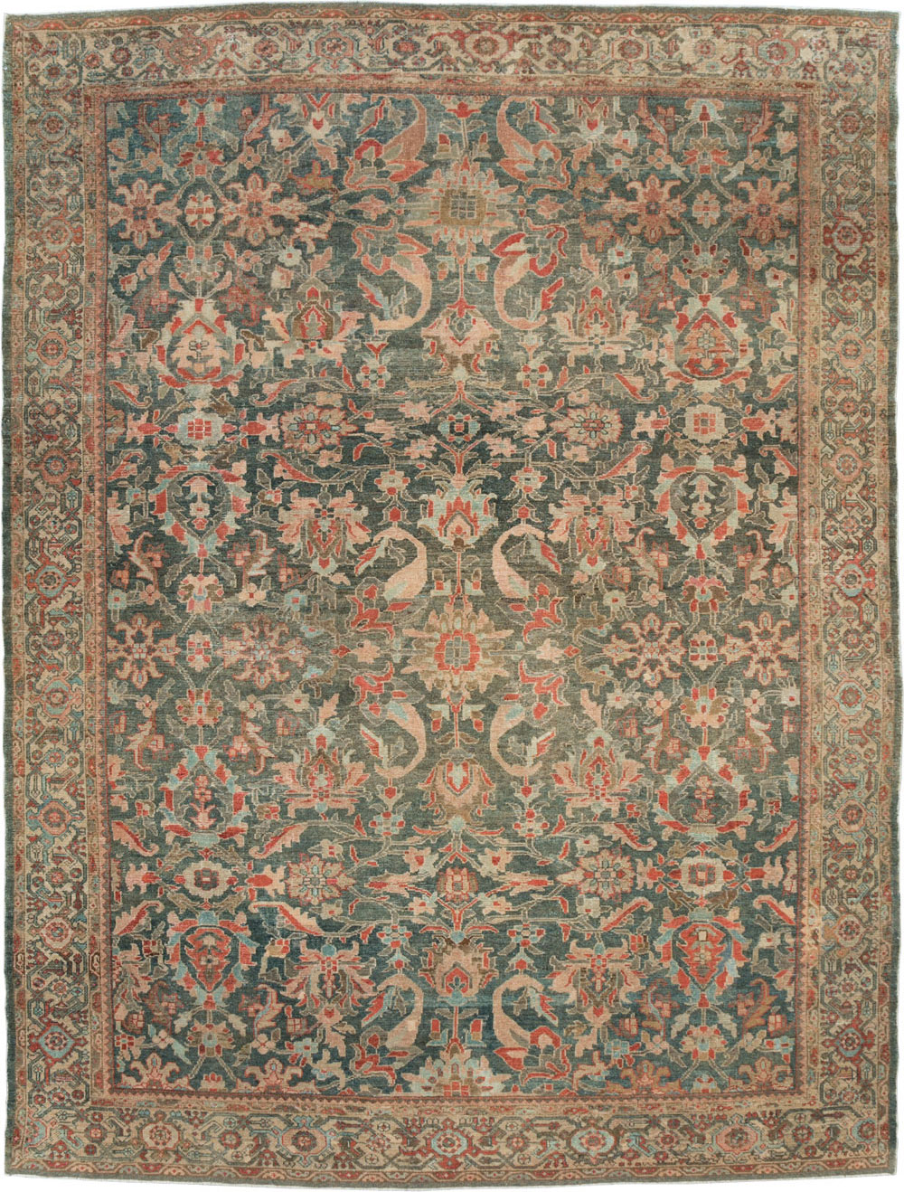 Antique Persian Malayer Carpet, No.28555 - Gss