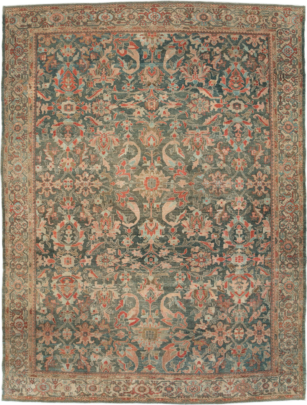 Antique Persian Malayer Carpet, No.28555 - Gss