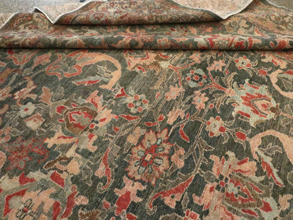 Antique Persian Malayer Carpet, No.28555 - Gss