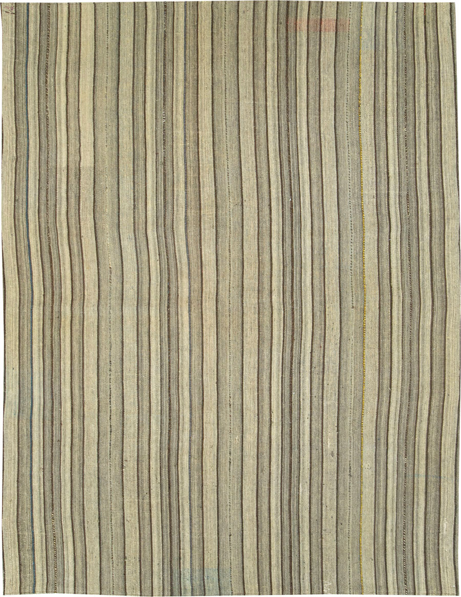 Vintage Persian Flatweave Kilim, No.28559 - Gss