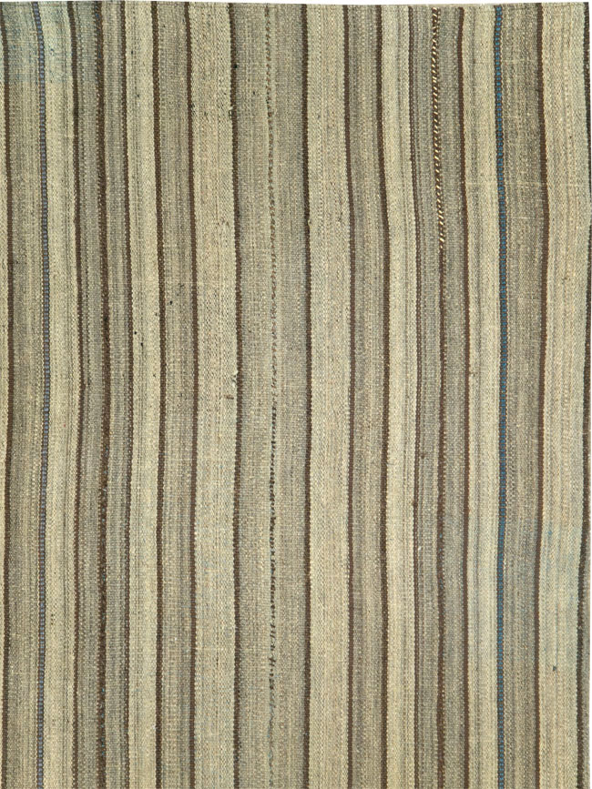 Vintage Persian Flatweave Kilim, No.28559 - Gss