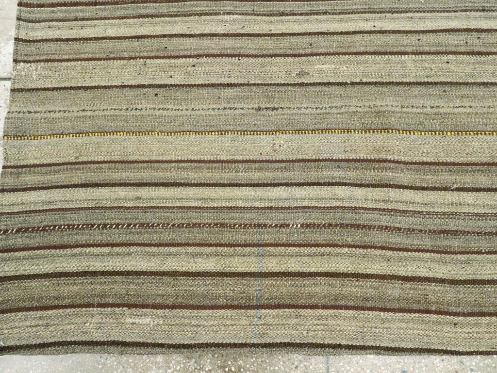 Vintage Persian Flatweave Kilim, No.28559 - Gss