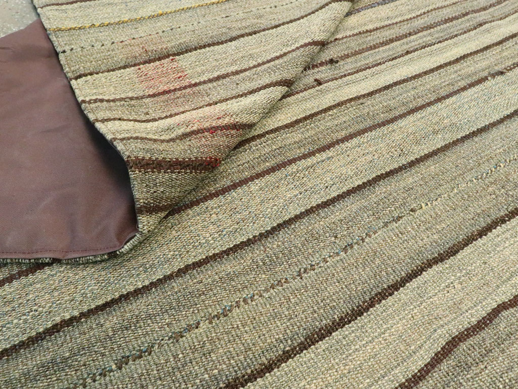 Vintage Persian Flatweave Kilim, No.28559 - Gss