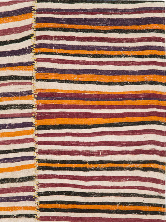 Vintage Persian Flatweave Kilim, No.28564 - Gss