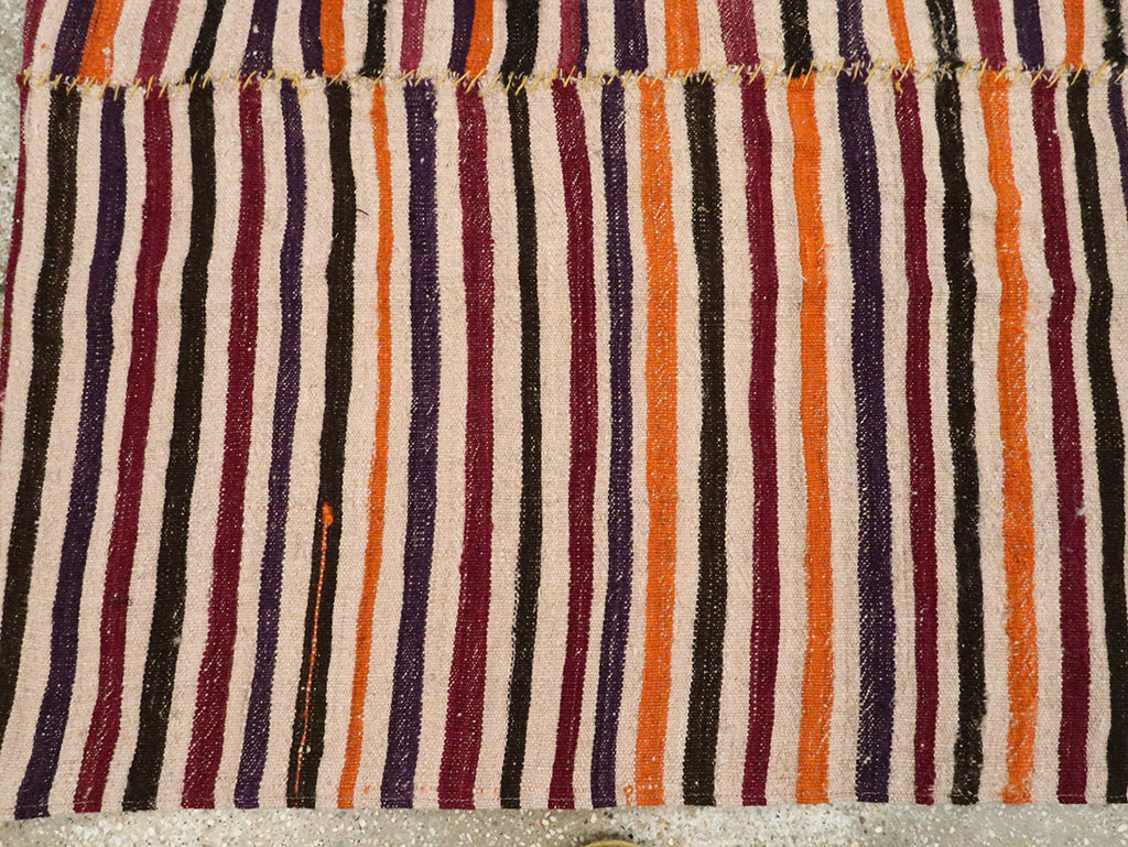 Vintage Persian Flatweave Kilim, No.28564 - Gss