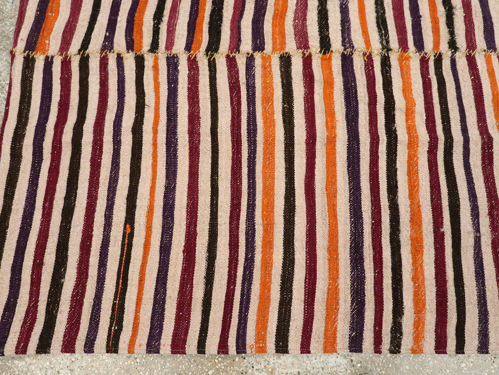 Vintage Persian Flatweave Kilim, No.28564 - Gss