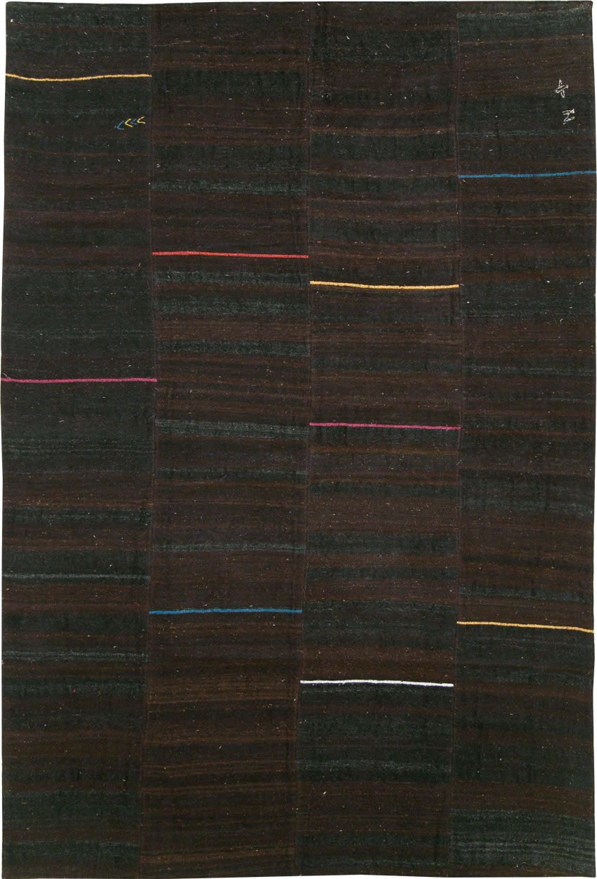 Modern Persian Flatweave Kilim, No.28566 - Gss