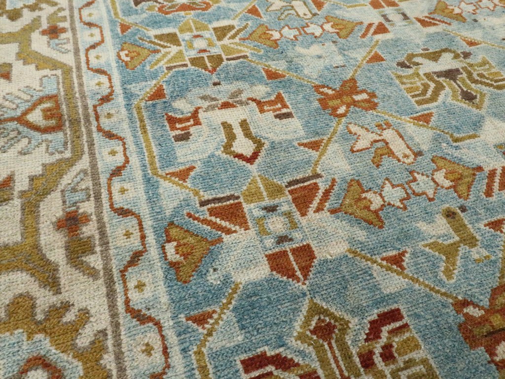 Vintage Persian Malayer Accent Rug, No.28572 - Gss