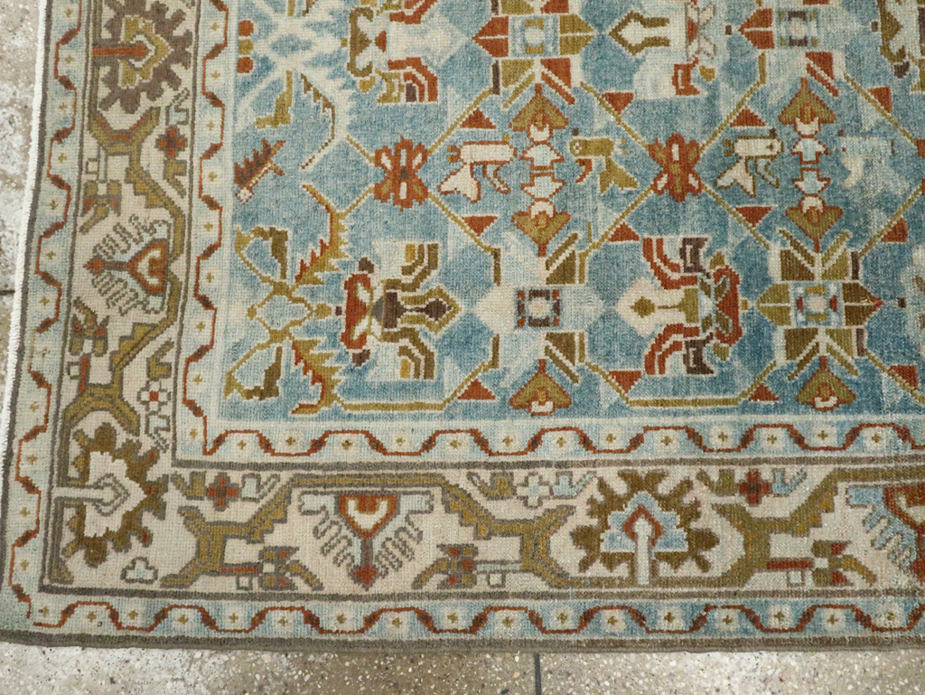 Vintage Persian Malayer Accent Rug, No.28572 - Gss