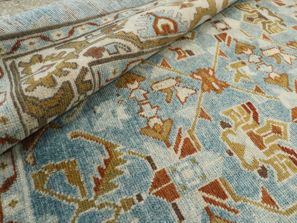 Vintage Persian Malayer Accent Rug, No.28572 - Gss