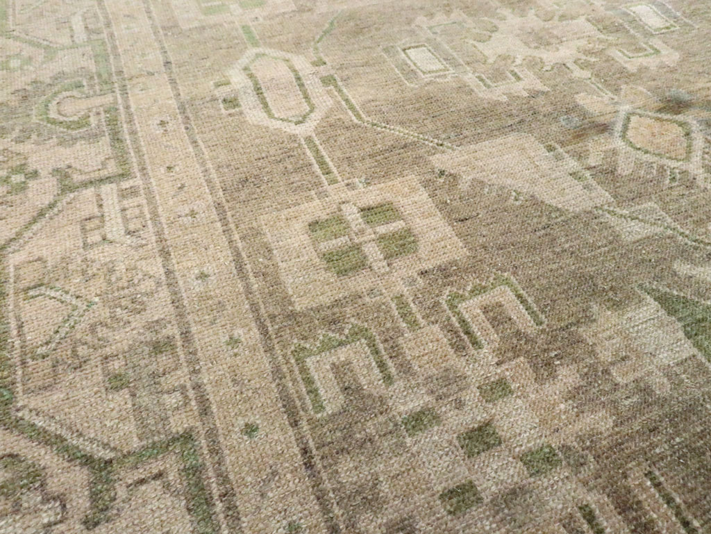 Vintage Persian Malayer Accent Rug, No.28573 - Gss