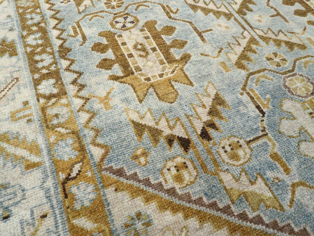 Vintage Persian Malayer Accent Rug, No.28574 - Gss