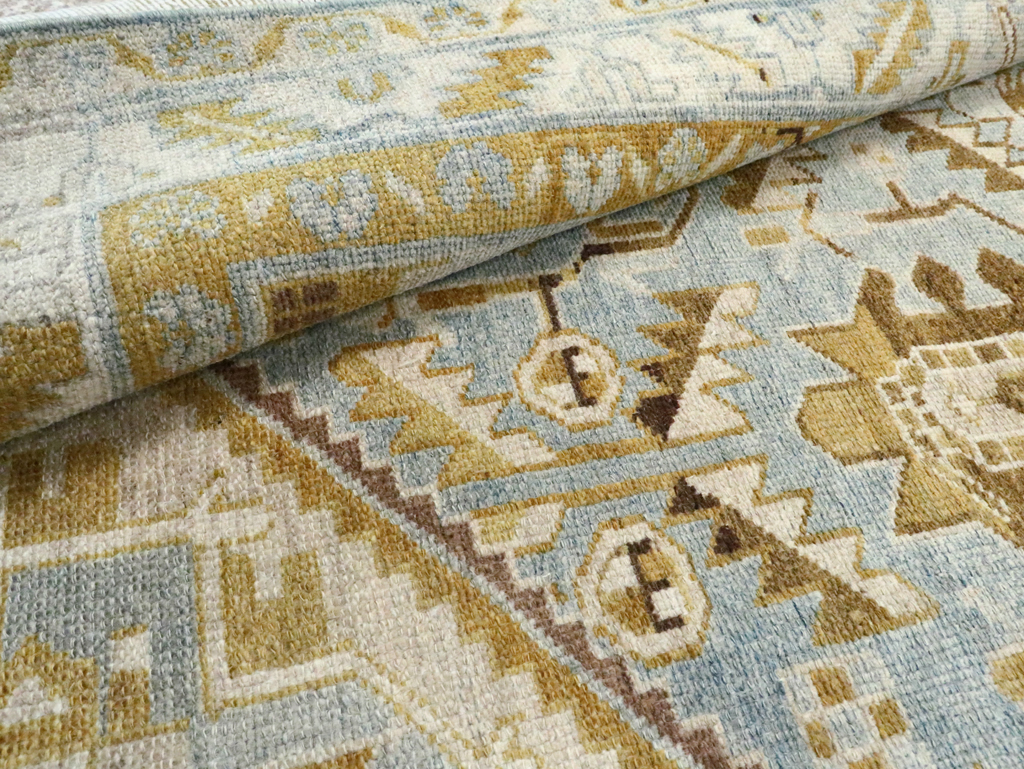 Vintage Persian Malayer Accent Rug, No.28574 - Gss