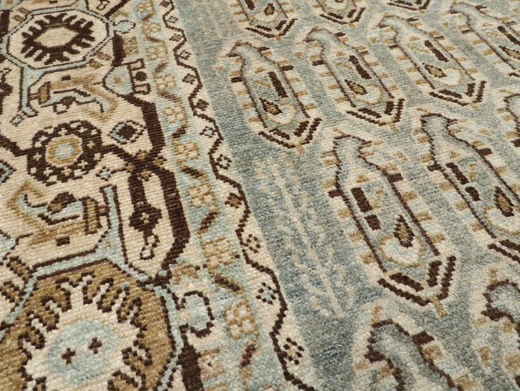 Vintage Persian Malayer Accent Rug, No.28577 - Gss