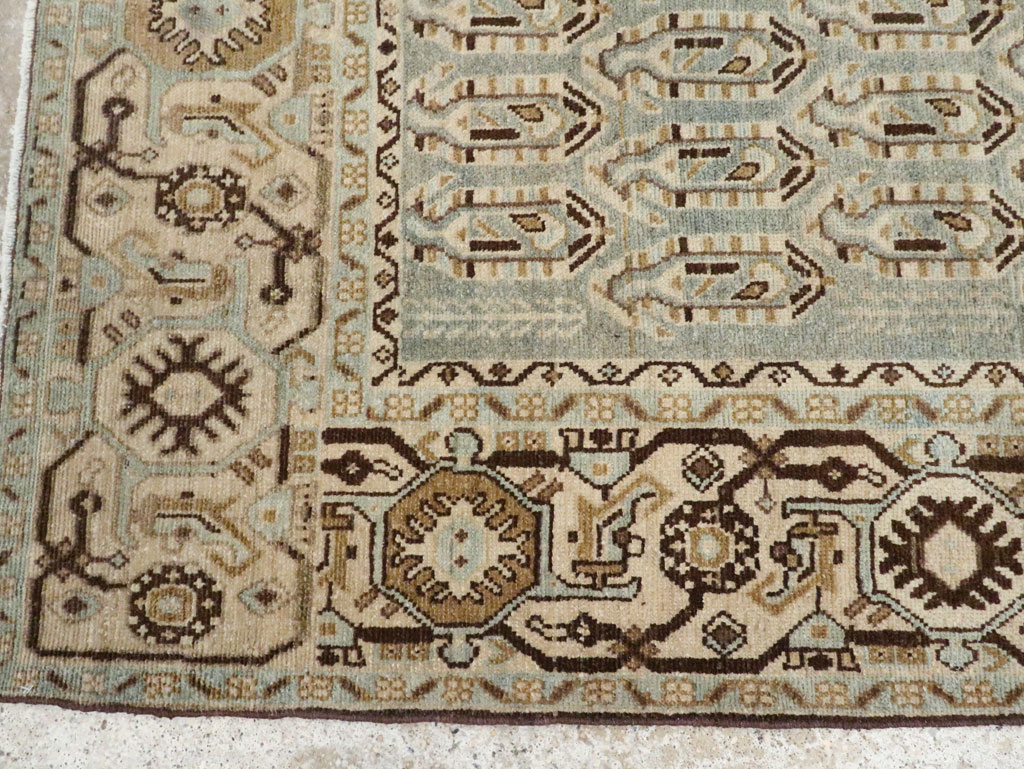 Vintage Persian Malayer Accent Rug, No.28577 - Gss