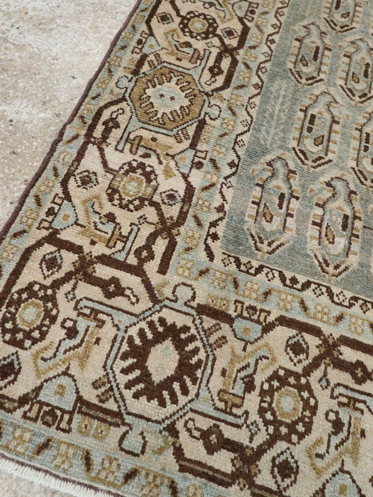 Vintage Persian Malayer Accent Rug, No.28577 - Gss