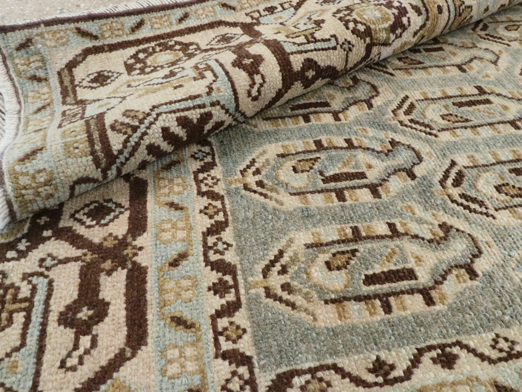 Vintage Persian Malayer Accent Rug, No.28577 - Gss