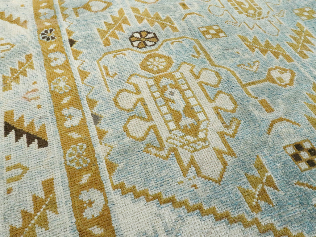 Vintage Persian Malayer Accent Rug, No.28578 - Gss