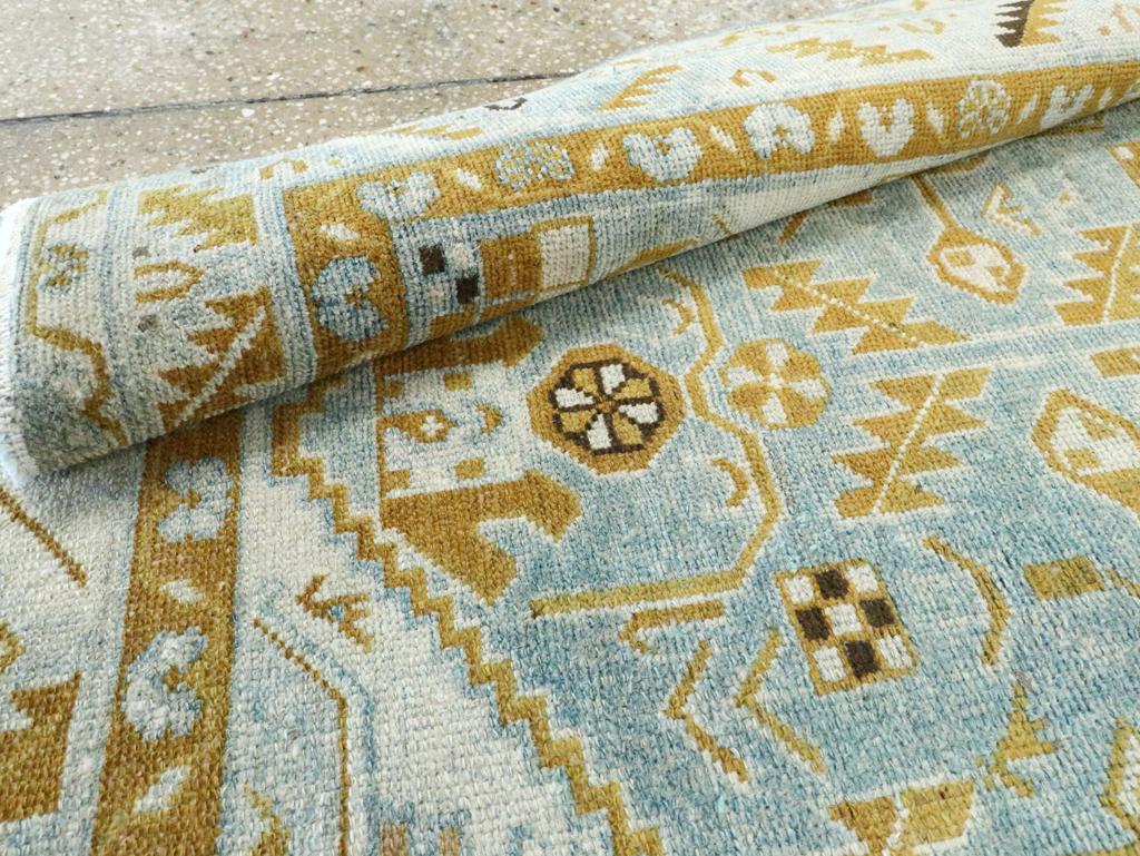 Vintage Persian Malayer Accent Rug, No.28578 - Gss